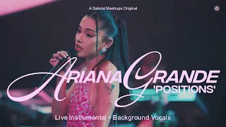 Ariana Grande - positions (Live Instrumental + BGV) [vevo - karaoke video]