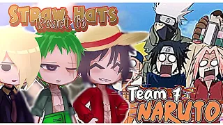 • One piece [ Straw Hats ] React to Team 7 • Sakura Haruno • 1/4 • 🇬🇧🇮🇩🇪🇸🇧🇷