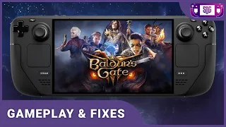 Baldur's Gate 3 Early Access - Steam Deck Gameplay and Fixes