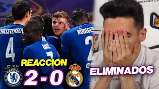 REACCIONES DE UN HINCHA Chelsea vs Real Madrid 2-0 *ELIMINADOS*