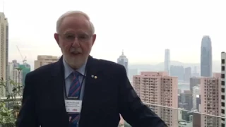 Dr Arthur McDonald in Hong Kong