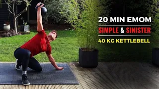 Simple and Sinister 20 min EMOM / Swing and Turkish Get Up with 40kg