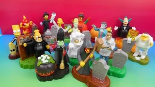 2001 SIMPSONS SPOOKY LIGHT UPS BURGER KING KIDS MEAL SET OF 15