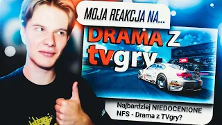 MOJA REAKCJA: Najbardziej NIEDOCENIONE NFS - drama z TVgry?