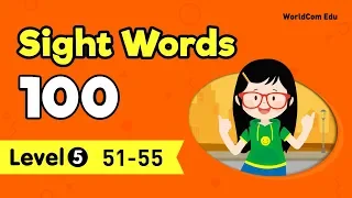 [Sight Words 100 LEVEL.5] Lesson 11 I 51.sister ~ 55.half | Kids English and Vocabulary