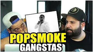 WOW! WE GET THAT 50 CENT VIBE!! Pop Smoke - Gangstas *REACTION