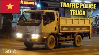 [Vietnam] Traffic Police Truck + Ambulances Responding | Cảnh Sát Giao Thông + Xe Cứu Thương