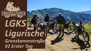 LGKS 2021 Ligurische Grenzkammstraße #2 Tag 1 Fort Central mit Beta Alp 200 und KTM Freeride 350