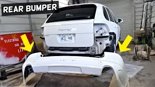 HOW TO REMOVE AND REPLACE REAR BUMPER COVER ON PORSCHE CAYENNE