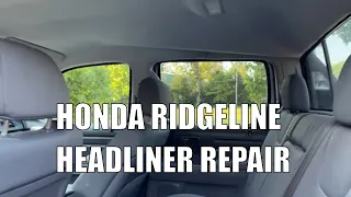 What You Need To Know Before You Fix Your Honda Ridgeline Fallen Headliner!