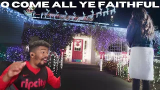 O Come All Ye Faithful - Epic Flash Mob Carol | The Five Strings (Christmas Reaction!!)