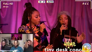 UNBELIEVABLE 🔥😫🤯 | Chloe x Halle: Tiny Desk (Home) Concert | REACTMAS Day 15