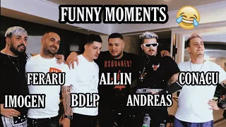 FUNNY MOMENTS DE PE LIVE cu BOGDAN DLP & ALLin, ImoGen, Conacu, Feraru, Andreas | NEBUNIE 😂 |