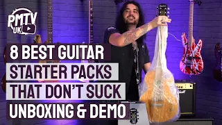 8 Best Guitar Starter Packs - Cheap Guitar & Amp Packages That Don't Suck - Unboxing & Demo