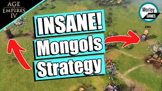 INSANE Mongols Tower Rush Build Order! | Age Of Empires 4