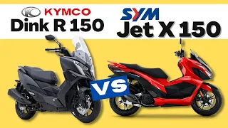 Kymco Dink R150 vs SYM Jet X 150 | Side by Side Comparison | Specs & Price | 2023 Philippines