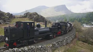 The Snowdonian 2022 Part 2 - Welsh Highland Railway - Porthmadog - Caernarfon - Garratt K1 and 87