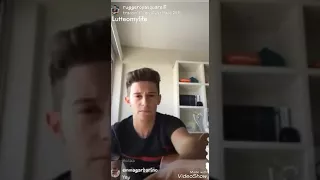 Ruggero Cantando Loco enamorado" Alla voy" en su directo Instagram (24/10/17)