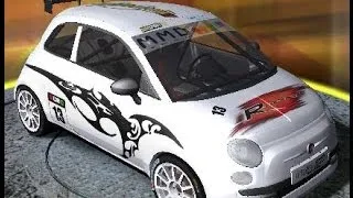 VCRC-Fiat 500 Kupa -- Moscow Raceway Sprint -- LIVE - Acer onboard