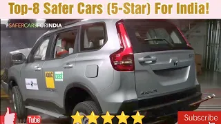 SAFEST CARS IN INDIA | Five Star Rating | NCAP Crash Test