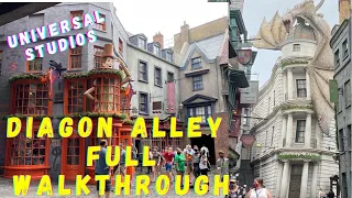 Wizarding World Of Harry Potter | Diagon Alley Walkthrough POV | Universal Studios Orlando