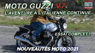 Moto Guzzi V7 2021 - ESSAI MOTO MAGAZINE