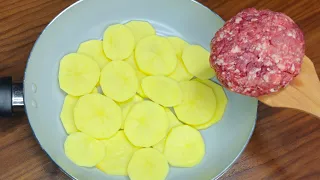Potatoes and ground beef! It's so delicious that you want to cook it over and over again!😋ASMR