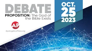 Kyle Butt / Michael Shermer Debate | Proposition: The God of The Bible Exists