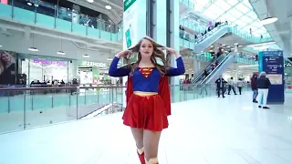 КОРОНАМИНУС - Supergirl танцует в ТРЦ - Реакция на ТАНЕЦ