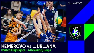 #CLVolleyM | Kuzbass KEMEROVO vs ACH Volley LJUBLJANA - Match Highlights