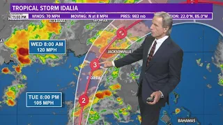 11 PM Update: Tropical Storm Idalia to become hurricane 'at any moment'