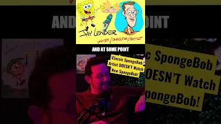 Classic SpongeBob Artist DOESN’T Watch New SpongBob! #shorts #spongebob #podcast