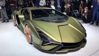 СУПЕР БЫСТРЫЙ ГИПЕРКАР LAMBORGHINI SIAN FKP 37 2019 IAA