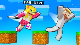 STUCK in a PARKOUR WORLD with Crazy Fan Girl