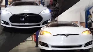 I Gave my Tesla a Facelift!!! Update to 2013 Model S Front Fascia