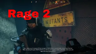 RAGE2 gameplay walkthrough part 42 Mutie Nest - Under City - Destroy All Hatching Pods