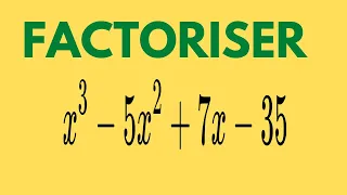 Factoriser une expression avec des puissances différentes de x : Seconde.