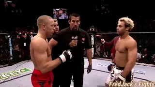 Georges St-Pierre vs Josh Koscheck 1 Highlights (Good FIGHT) #ufc #mma #georgesstpierre #grappling