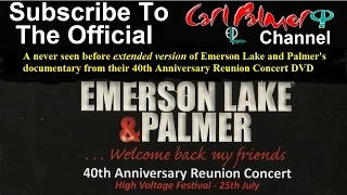 Extended version of Emerson Lake and Palmer’s documentary from their 40th Anniversary Concert DVD