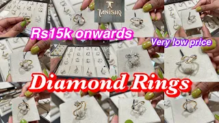 Only Rs 15000 onwards Diamond Rings from Tanishq | under Rs 50000 Diamond Ring Collections | Rings