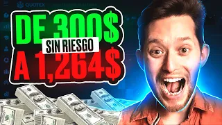 DE 300$ A 1,264$ SIN RIESGO | ESTRATEGIA DE TRADING DE OPCIONES BINARIAS | QUOTEX 2023