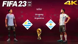 FIFA 23 - Uruguay vs. Argentina - FIFA World Cup Qatar Final | PS5™ Gameplay [4K 60FPS] Next Gen