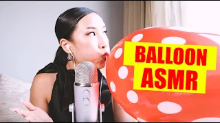 ASMR Balloon Sounds 🎈 | Blowing, Bouncing, Whispering, Tapping and Popping