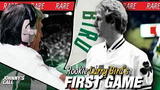 Larry Bird First Game ☘️ Johnny Most FULL Broadcast 🚨RARE