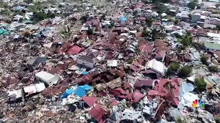 Desperate Search For Survivors After Indonesia Earthquake And Tsunami | NBC Nightly News