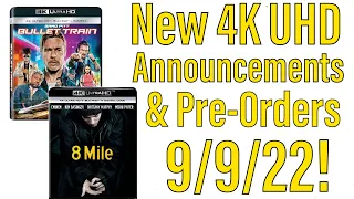 New 4K UHD Announcements & Pre-Orders for 9/9/22!