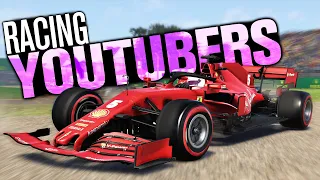 Racing Other YouTubers - FIRST TIME ONLINE IN F1 2020!