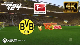 EA FC 24 - Borussia Dortmund vs FC Union Berlin | Bundesliga 23/24 | Next Gen - Series X [4K 60FPS]