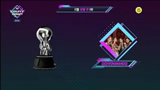 MAMAMOO win 1st place with 'AYA' on MNET's M COUNTDOWN 201119