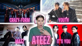 ATEEZ IS BAAACK (Crazy Form, MATZ, IT's You, Youth) | Reaction